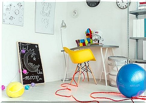 4 ideas for organizing the children's playroom