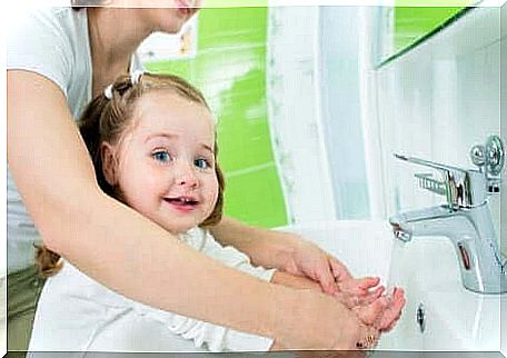 Children's hygiene is a good habit to take