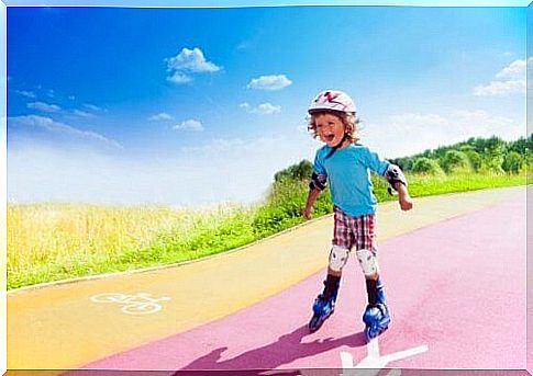 How to teach a child to rollerblade?