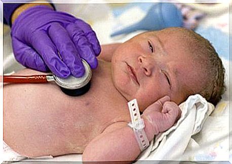 Baby undergoes breath test after birth, the results of which count towards the Apgar score