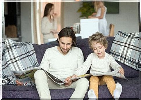 The best example for children is at home