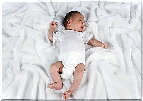 During the first months of life, babies sleep most of the day.