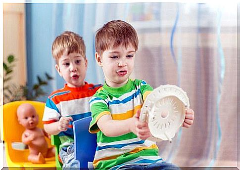 The theater in the children's classroom