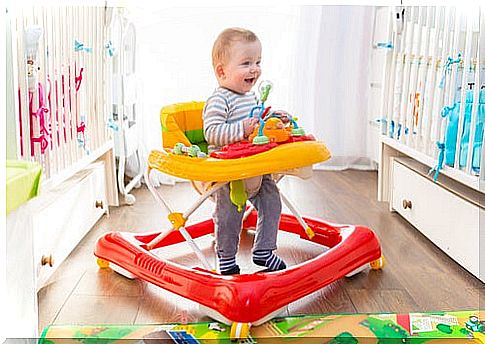 Walkers can help trigger when babies start to walk.